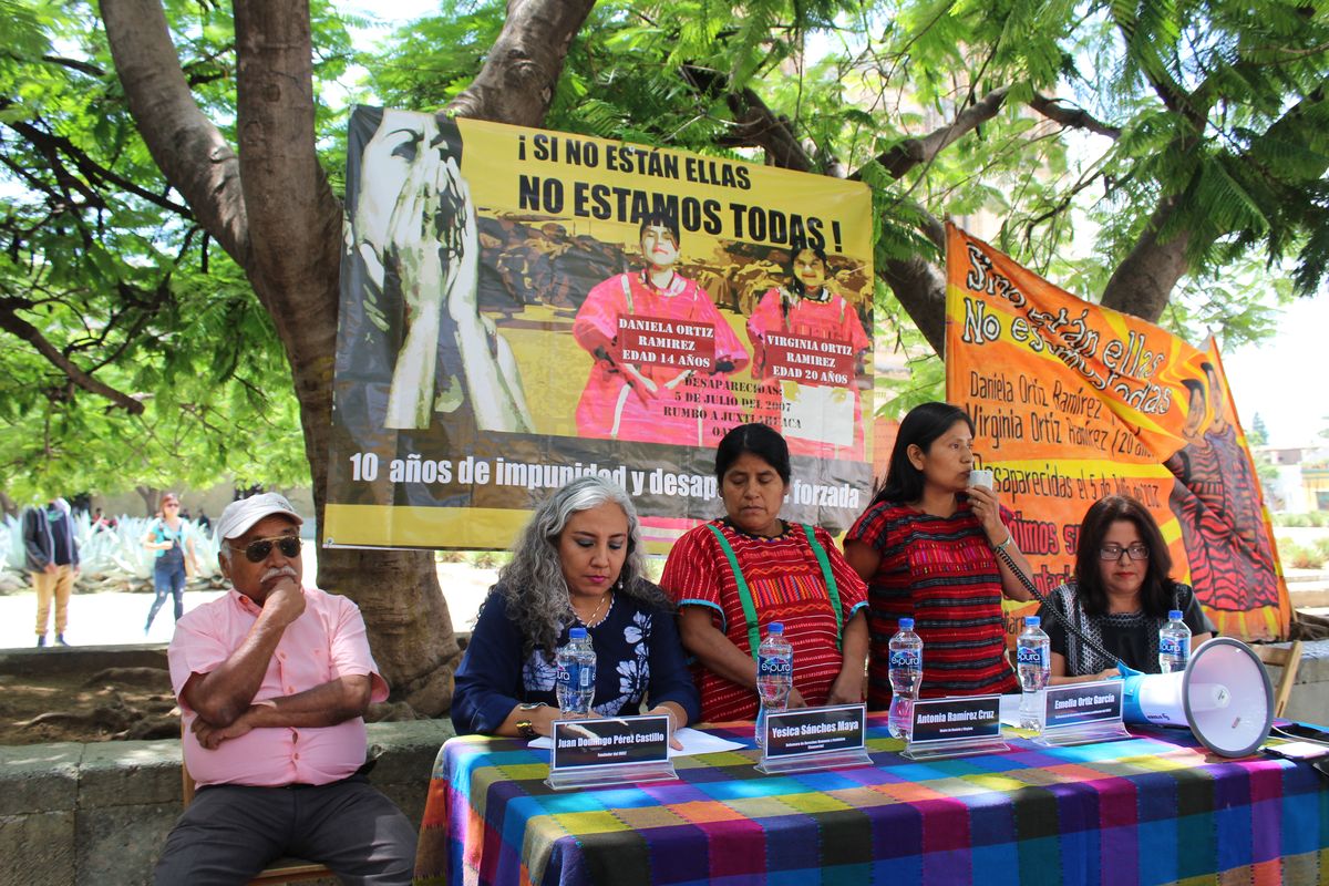 COMUNICADOl A 10 años de la desaparición forzada de las indígenas Triquis Virginia y Daniela Ortiz Ramírez