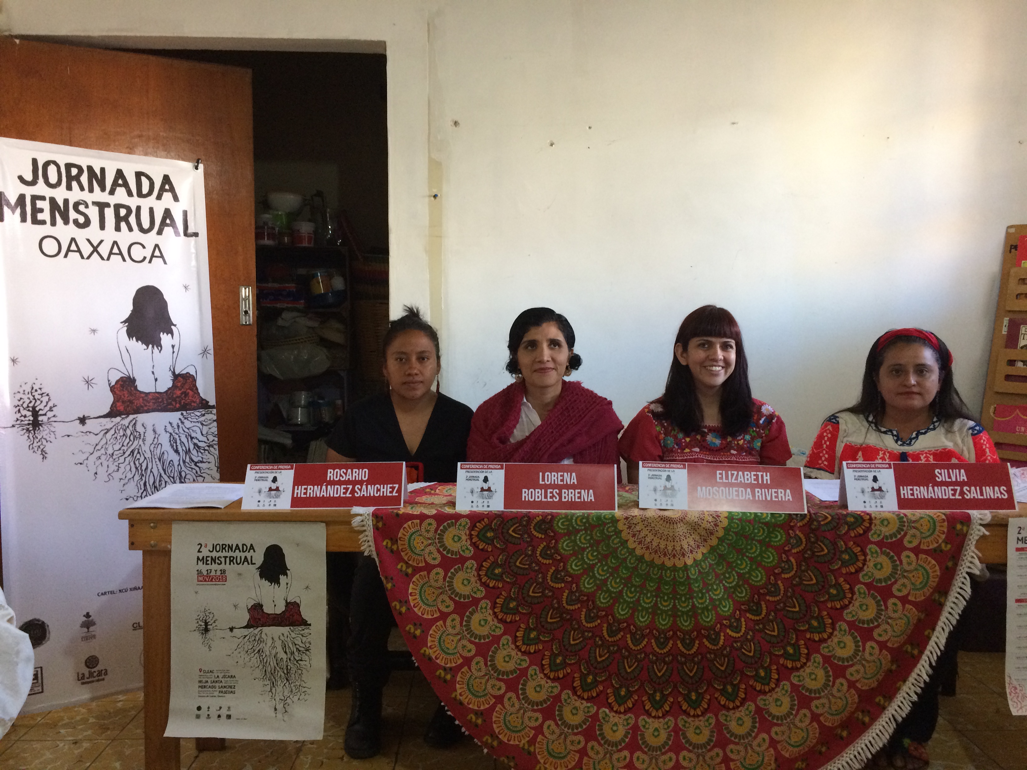 Por segundo año consecutivo se realiza jornada menstrual en Oaxaca