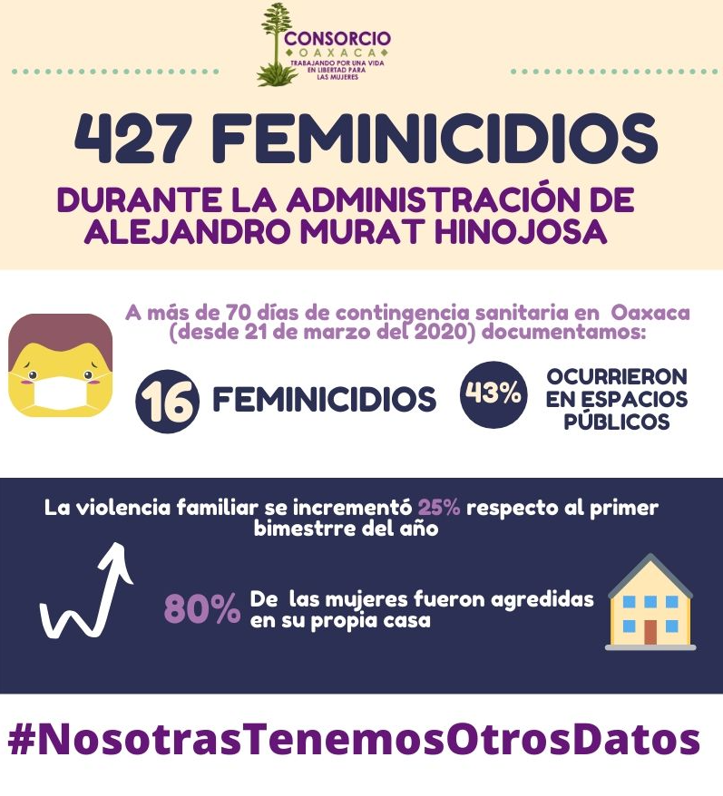 Violencia feminicida en Oaxaca: la pandemia que no cesa.