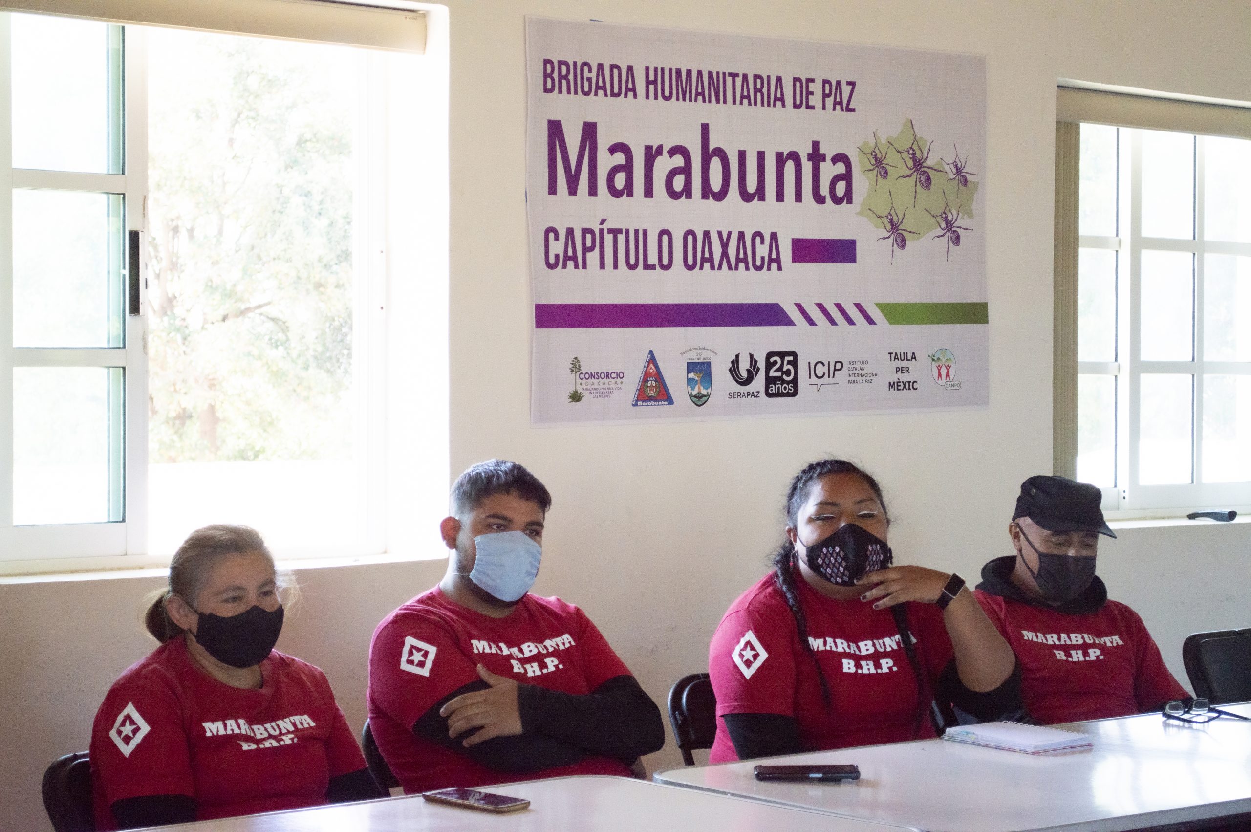 Arranca el proceso de formación para conformar la Brigada Humanitaria de Paz, Marabunta, capítulo Oaxaca