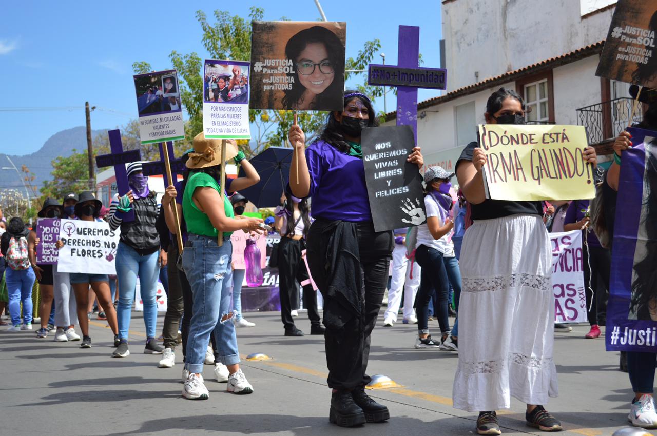 En lo que va del sexenio de Alejandro Murat Hinojosa, Oaxaca presenta una tasa de 159 delitos de género por cada 100 mil mujeres