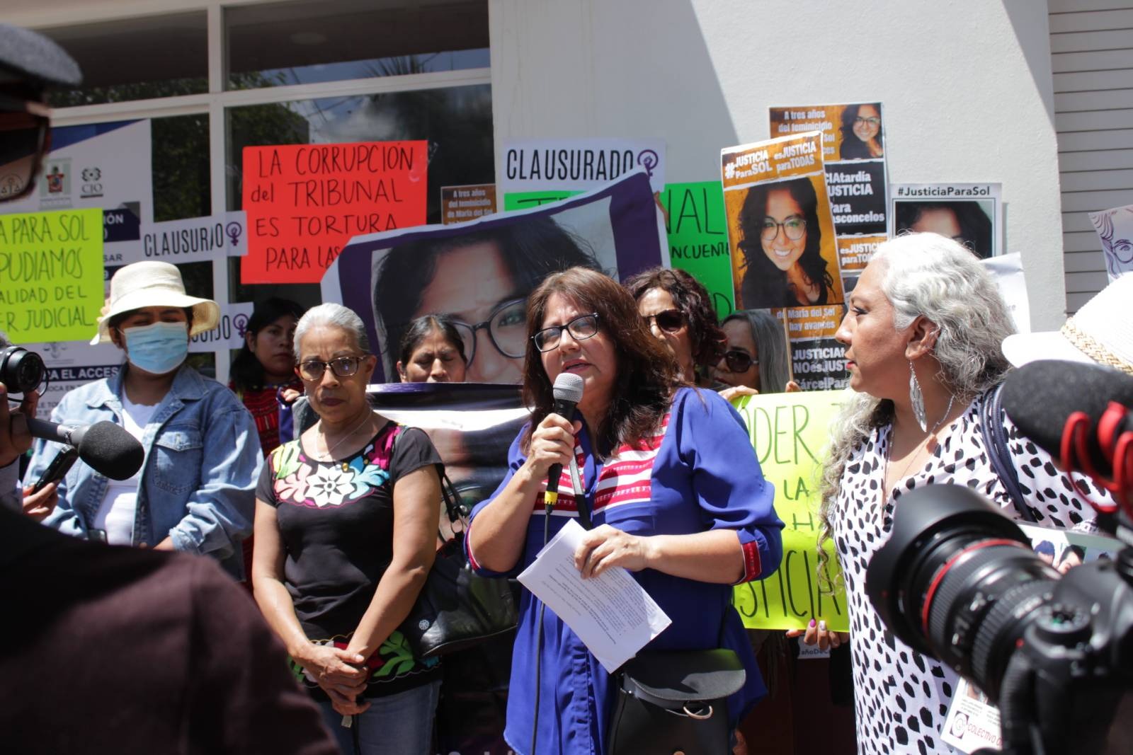 Repudiamos parcialidad del Poder Judicial en caso de robo agravado cometido en torno al feminicidio de María del Sol Cruz Jarquín
