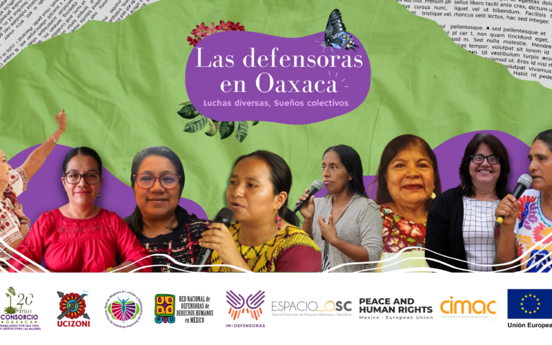 Culmina campaña Internacional “Las Defensoras en Oaxaca-Luchas diversas, Sueños Colectivos” en el marco del Día Internacional de las Personas Defensoras de los DH 