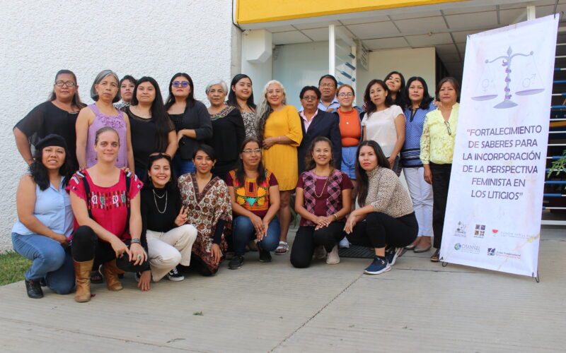 Con nutrida y diversa  participación,  Consorcio Oaxaca concluye el proceso de formación  “Fortalecimiento de saberes para la incorporación de la perspectiva feminista en los litigios”