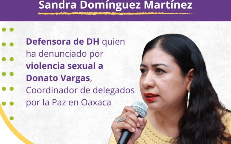 Denunciamos la desaparición y exigimos presentación con vida de la defensora Ayuujk Sandra Domínguez Martínez