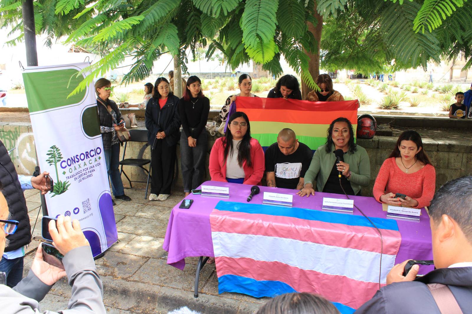 Por violencia transfóbica y discriminación Activista LGBTTTIQ+ demanda sanción pública a integrantes de la LXV Legislatura Local y trabajadores del Congreso del Estado de Oaxaca; exige  garantías de no repetición