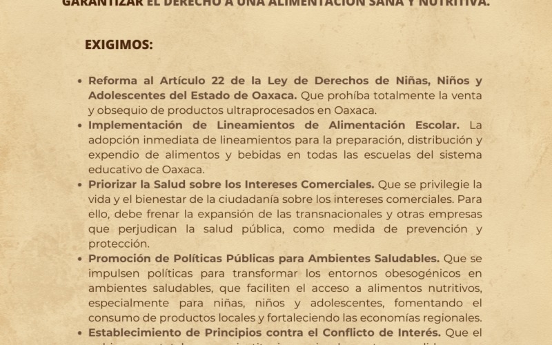 Pronunciamiento | DIABETES: SEGUNDA CAUSA DE MUERTE EN OAXACA