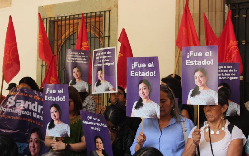 “Sandra ya está en casa, pero no como soñábamos”, familiares de la activista mixe Sandra Estefana Domínguez Martínez.
