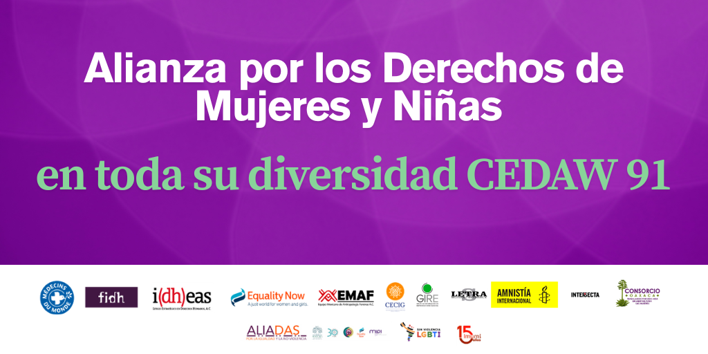 Alianza por los Derechos de Mujeres y Niñas en toda su diversidad CEDAW 91
